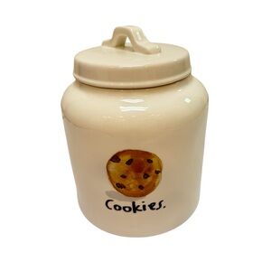 Rae Dunn by Magenta Cookie Jar Rare Icon Version Sketch Jar Chocolate Chip Jar